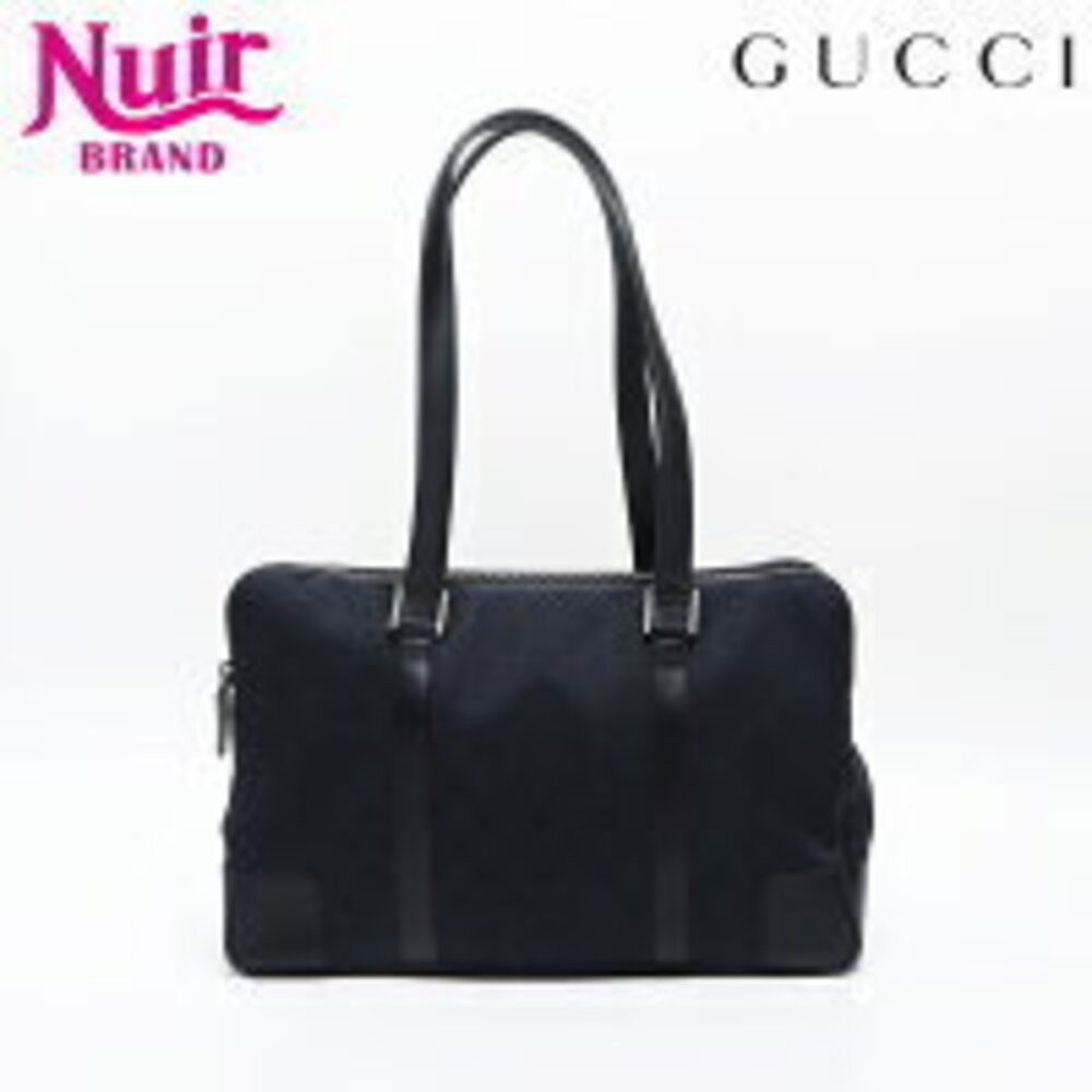 Gucci GG Canvas Shoulder Bag Black